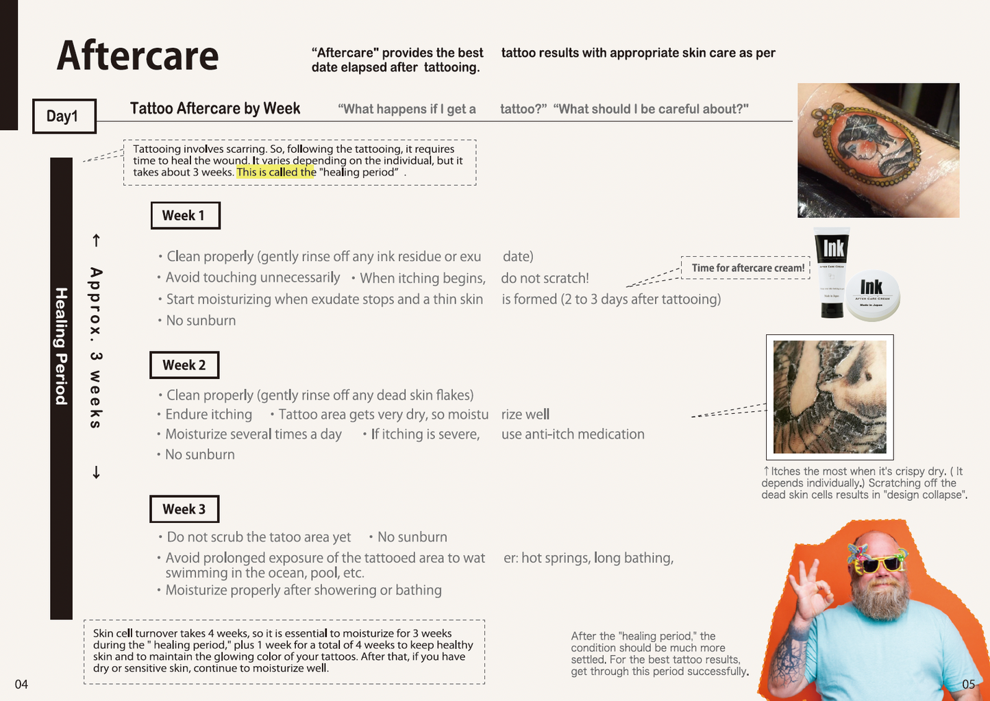 【English pamphlet】AFTER CARE CREAM